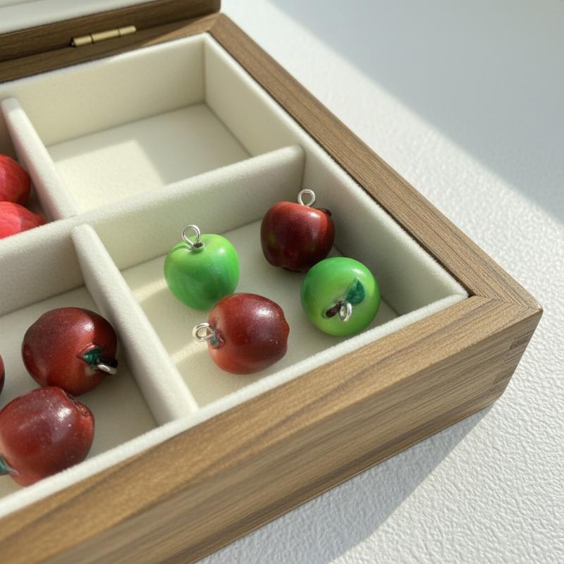 Resin Craft Workshop - 3D Simülasyon Meyve Boncukları 14x15MM 5