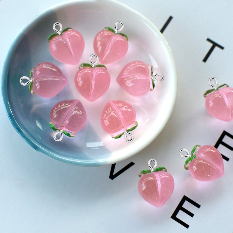 10 adet yeni şeffaf şeftali dü - Resin Craft Projects incelemesi ve fiyatı