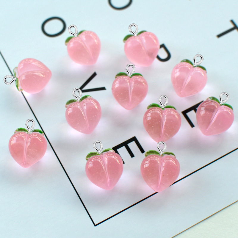 10 adet yeni şeffaf şeftali dü - Resin Craft Projects incelemesi ve fiyatı
