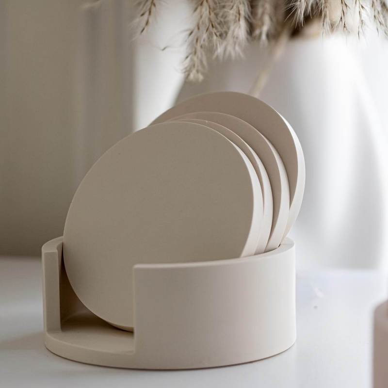 5 adet Yuvarlak Bardak Altlığı - Serving Tray Mold incelemesi ve fiyatı