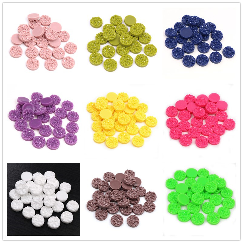 40 adet Reçine Druzy Cabochons - Resin Craft Projects incelemesi ve fiyatı