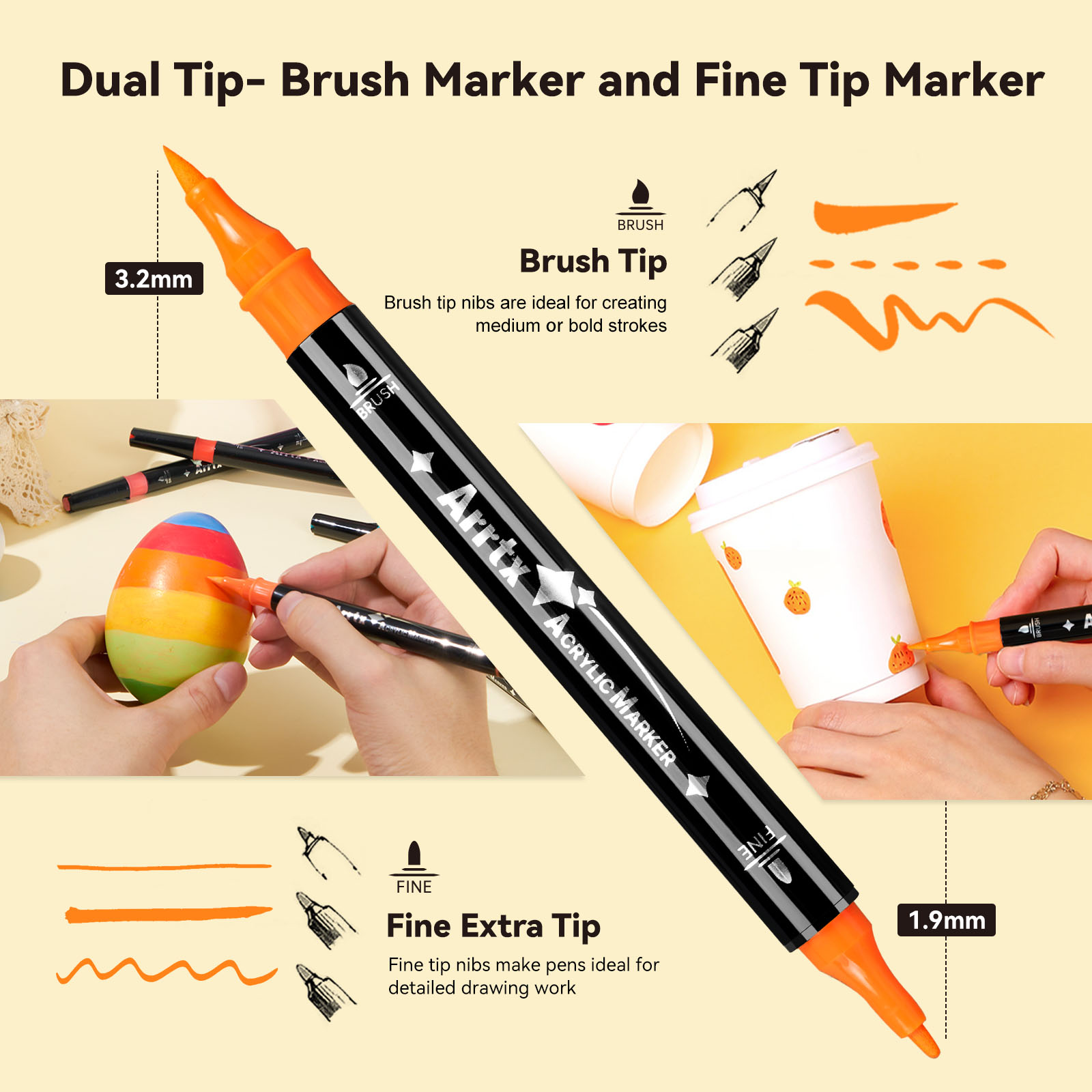 Arrtx 64 Renk Akrilik Boya Kal - Copic Marker Classic incelemesi ve fiyatı