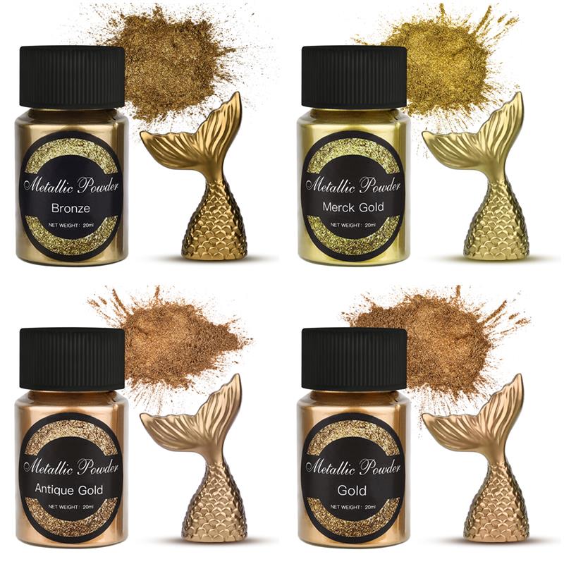 20 Ml Pırıltılı Metalik Altın  - Resin Pigment Set incelemesi ve fiyatı
